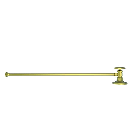 Newport Brass Toilet Supply Kit, 1/2" Compression in Antique Brass 482-06